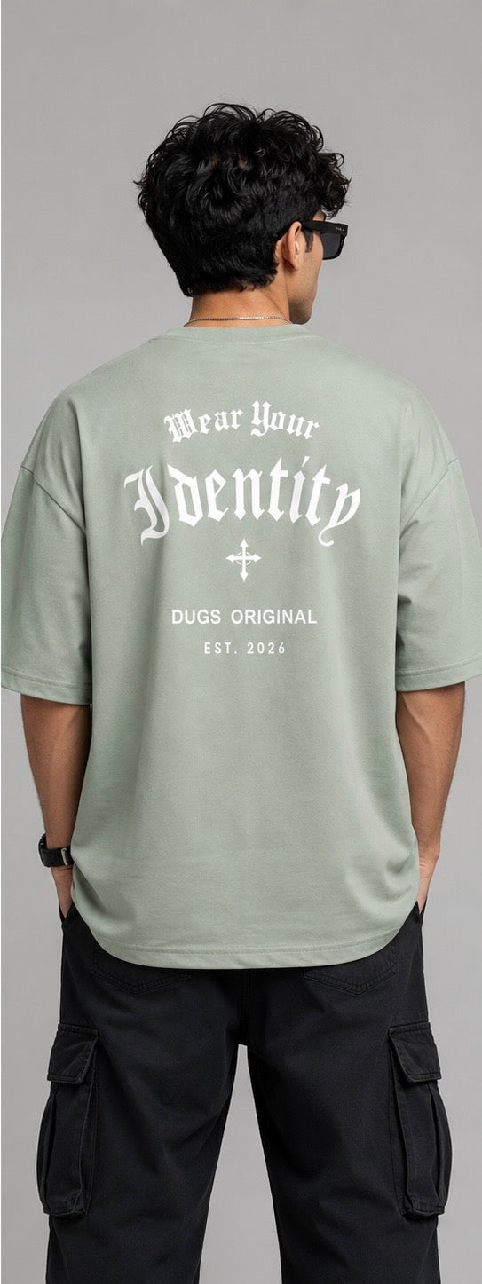 DUGS Original Oversized T-Shirt for Men | 240 GSM Premium Cotton