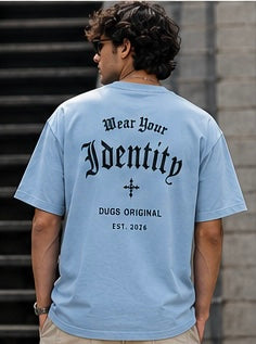 DUGS Original Oversized T-Shirt for Men | 240 GSM Premium Cotton