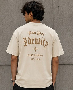 DUGS Original Oversized T-Shirt for Men | 240 GSM Premium Cotton