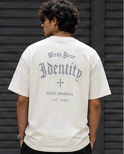 DUGS Original Oversized T-Shirt for Men | 240 GSM Premium Cotton