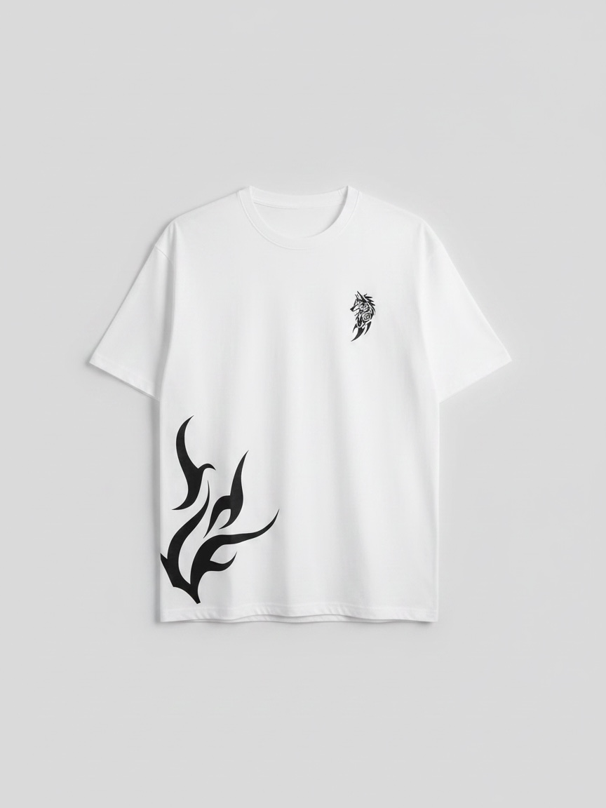 DUGS The Hunter Oversized Tee White Front